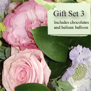 Gift Set 3 - Florist Choice Vase, balloon &amp; chocs