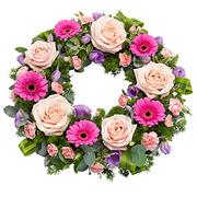 Pink &amp; Lilac Wreath