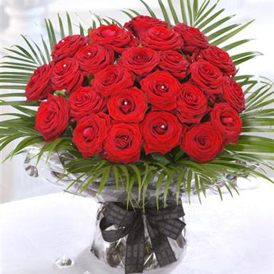 Twenty Four Red Roses - Large