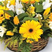 Funeral Basket Arrangement - florist choice - Peak Time